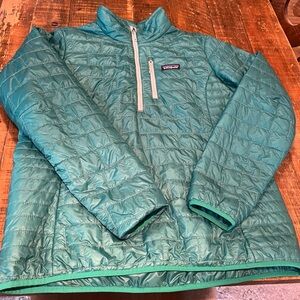 Patagonia Nanopuff Half Zip Quilted Jacket